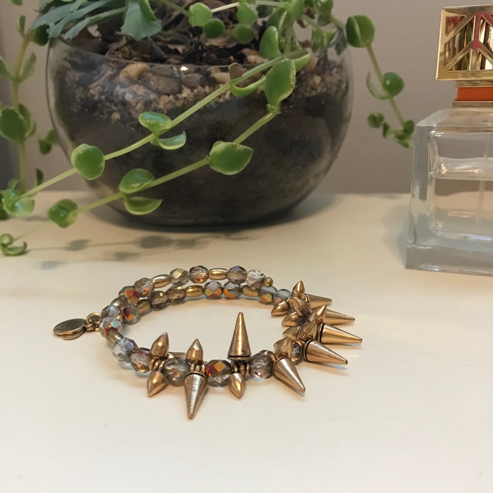 Single spiked wrap Alex and Ani bracelet